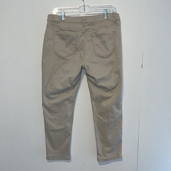 Vintage America Blues Tan Boyfriend Pants Missy Regular Button Zipper T13* - Picture 2 of 7
